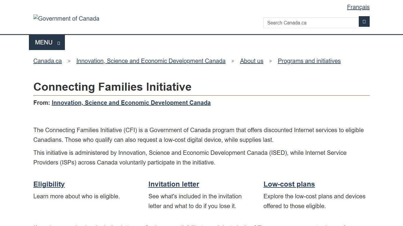 Connecting Families Initiative